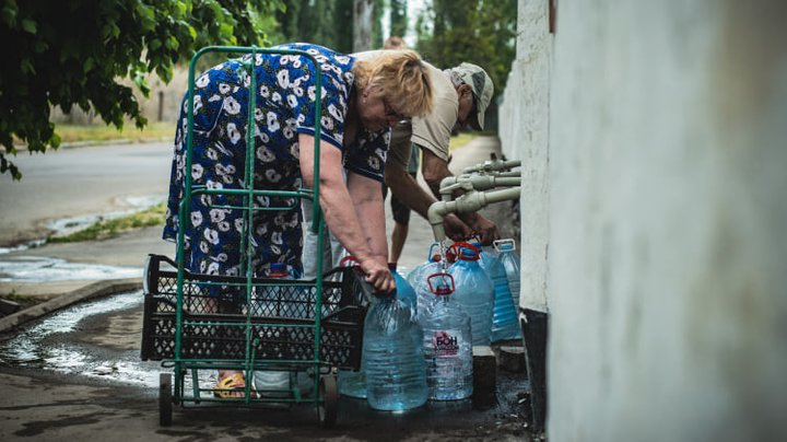 Обмеження водопостачання у Херсоні.