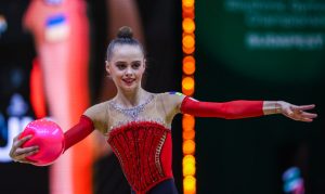 Гімнастка з України відмовилася стояти поруч із суперницями з РФ і Білорусі Таїсія Онофрійчук