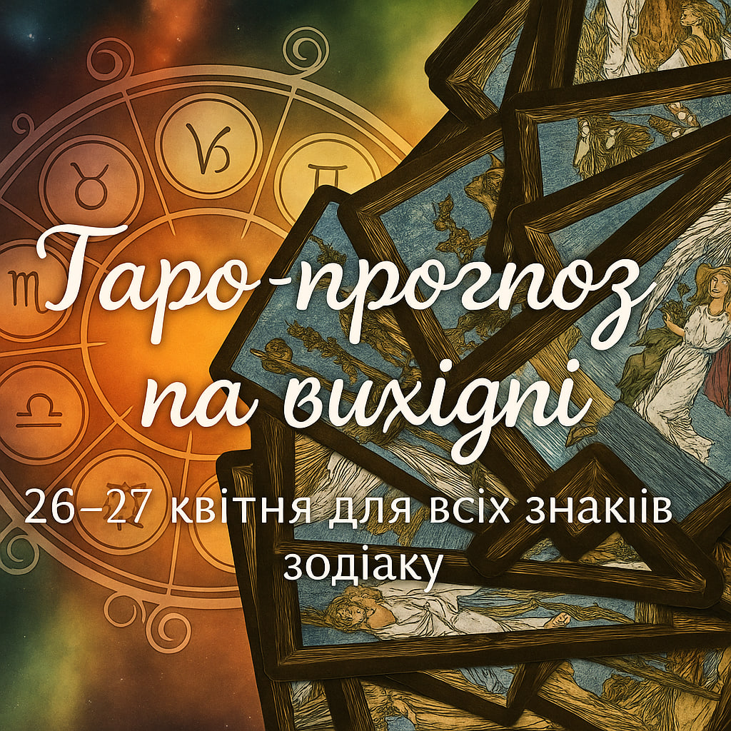 Таро-прогноз на 26-27 квітня: як провести вихідні максимально гармонійно Таро-прогноз на 26-27 квітня