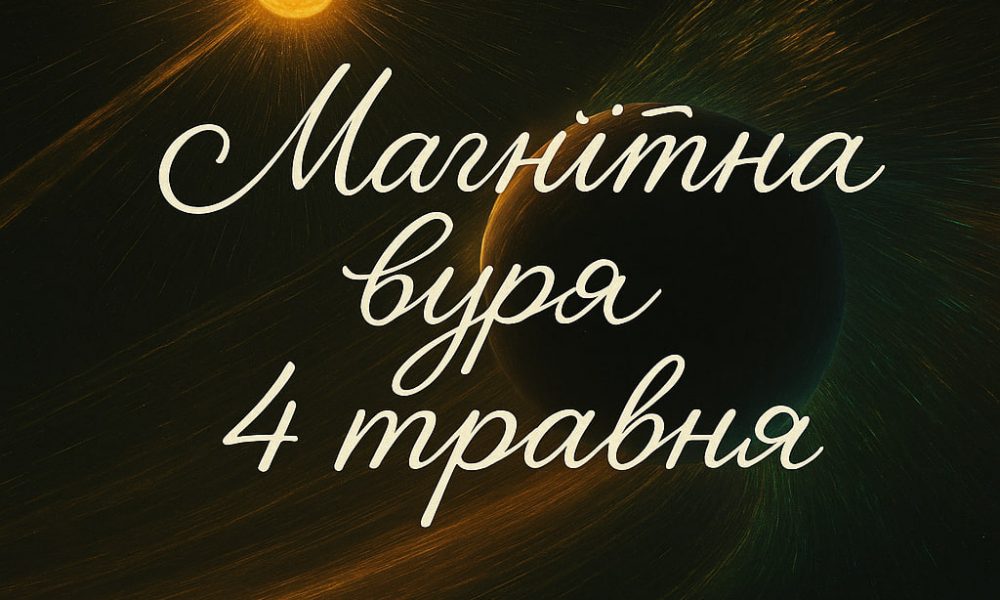 Магнітна буря 4 травня