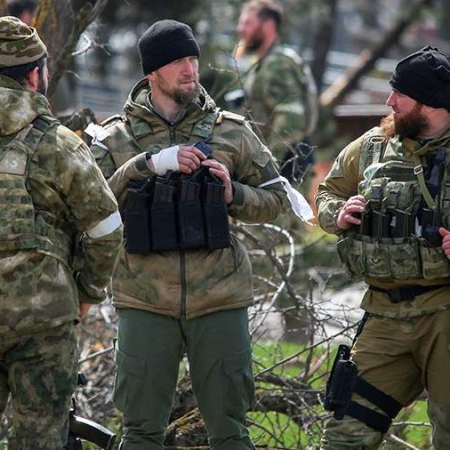 На Херсонщині знищено автомобіль із кадирівськими офіцерами