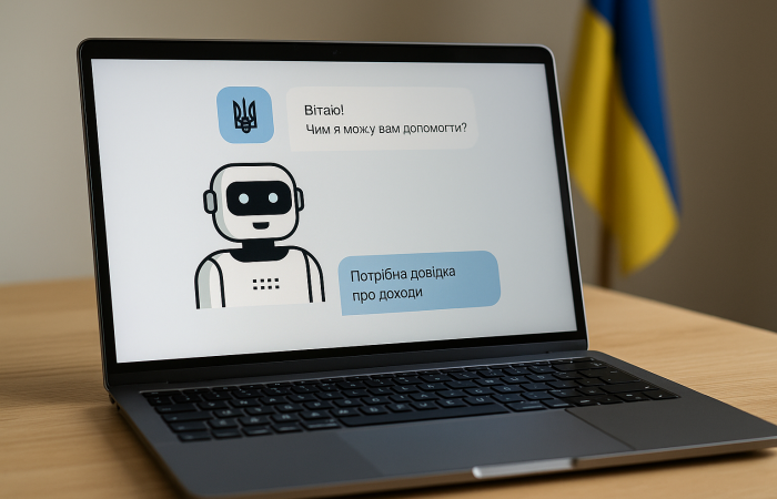 Украина запустила первого в мире виртуального госассистента на базе искусственного интеллекта