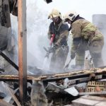 Под Киевом горит склад после утренней атаки дронов