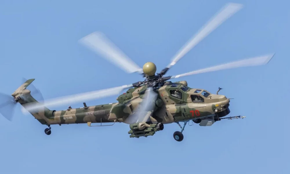 ВСУ уничтожили российский вертолет Ми-28 с помощью FPV-дрона