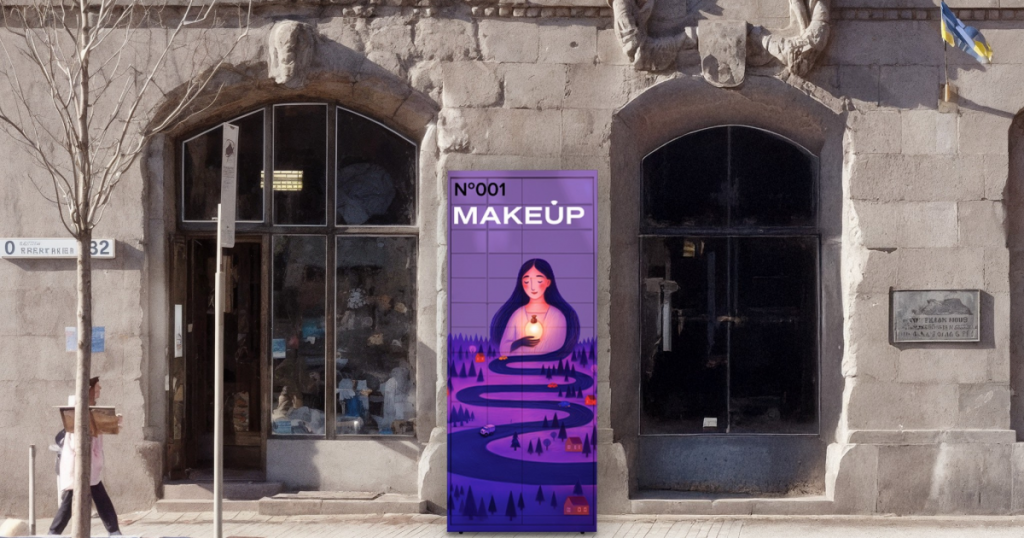 Makeup запускает собственную сеть почтоматов в Украине