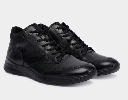 Мужские кожаные кроссовки