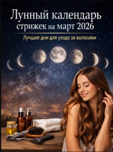 Лунный календарь стрижек на март 2026: лучшие дни для ухода за волосами