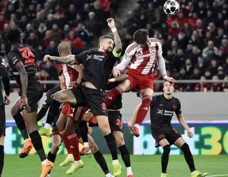 Байер – Олимпиакос: прогноз на матч Лиги чемпионов 24 февраля. Где смотреть онлайн в Украине?