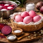 Как сделать розовые пасхальные яйца без красителей: простой способ окрашивания свеклой