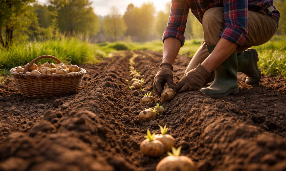 Как правильно сажать картошку весной: даты, луна и народные приметы
