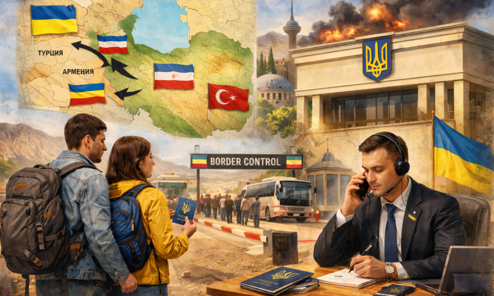 Как украинцам эвакуироваться из Ирана: безопасные маршруты и контакты дипломатических служб