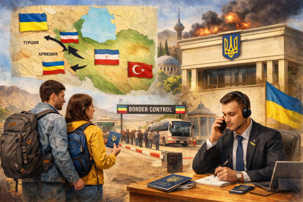 Как украинцам эвакуироваться из Ирана: безопасные маршруты и контакты дипломатических служб Как украинцам эвакуироваться из Ирана: безопасные маршруты и контакты дипломатических служб
