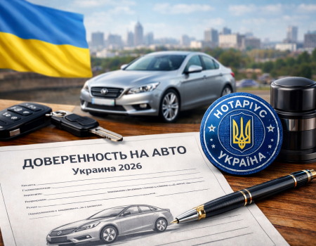Как оформить доверенность на авто в Украине в 2026 году: пошаговая инструкция