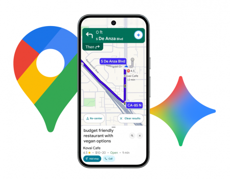Google запускает чат-бот Gemini в Google Maps: как работает новый AI-помощник