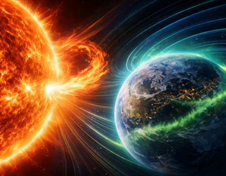 Сильные магнитные бури 3 и 4 апреля: во сколько начнется пик и каким будет индекс Kp