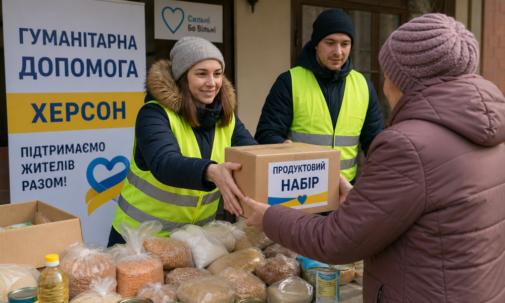 В Херсоне выдают продуктовые наборы: кто может получить помощь уже сейчас и куда обращаться