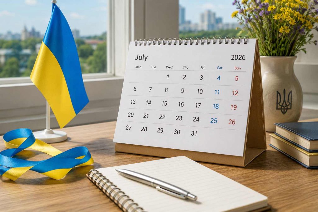 Что празднуют в Украине в июле 2026: полный календарь праздников и важных дат