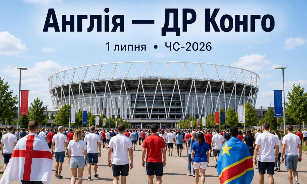 ЧМ-2026 1 июля: Англия — ДР Конго в 1/16 финала — где смотреть матч ЧМ-2026, прогноз и коэффициенты букмекеров