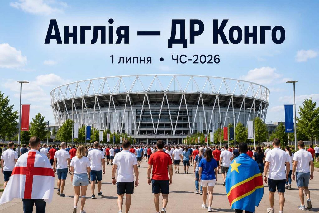ЧМ-2026 1 июля: Англия — ДР Конго в 1/16 финала — где смотреть матч ЧМ-2026, прогноз и коэффициенты букмекеров