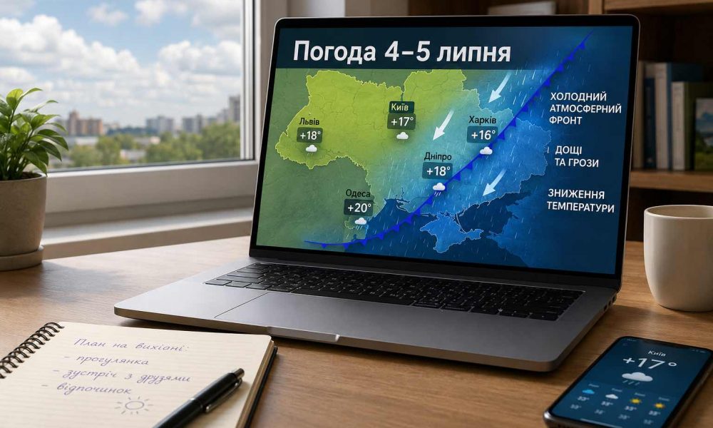 Холодный фронт идет в Украину: какой будет погода 4–5 июля — прогноз по регионам