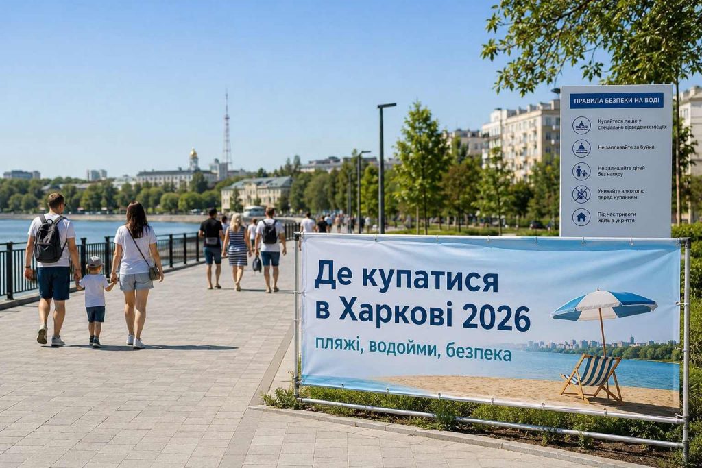 Где купаться в Харькове 2026: открыты ли пляжи и какие места у воды безопаснее