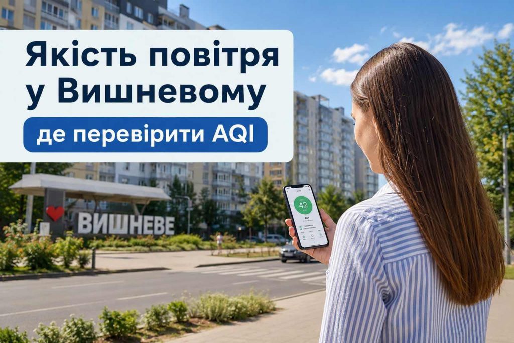 Качество воздуха в Вишневом резко меняется: что важно знать жителям и где проверить актуальные данные