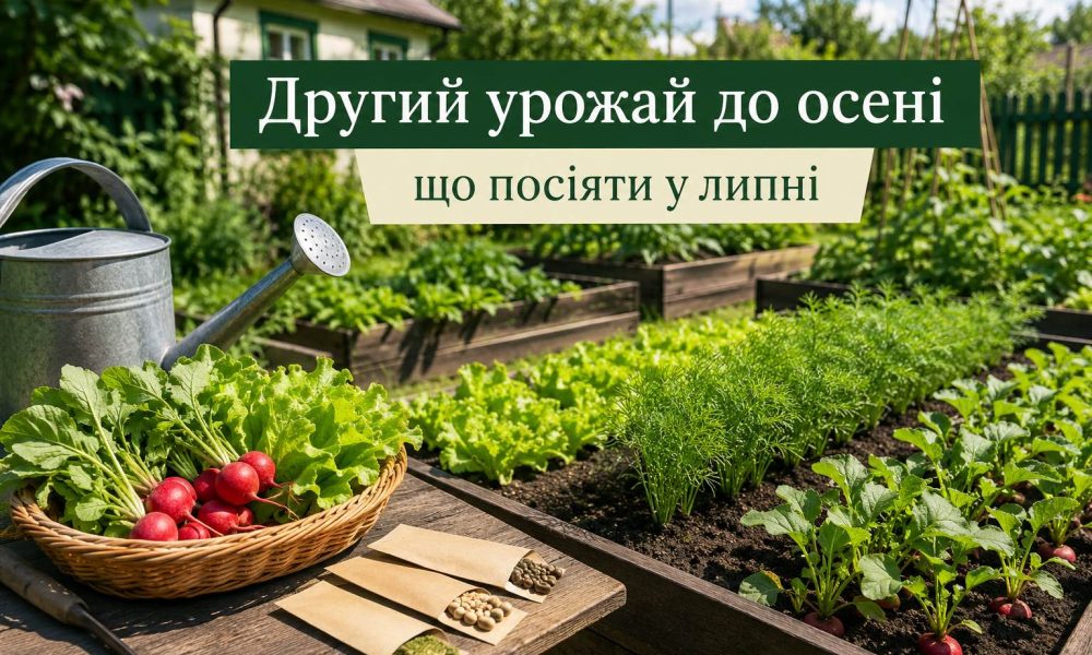 Второй урожай до осени: какие овощи и зелень еще можно посеять в июле 2026