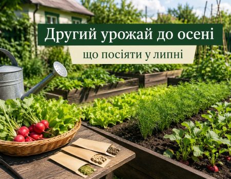 Второй урожай до осени: какие овощи и зелень еще можно посеять в июле 2026