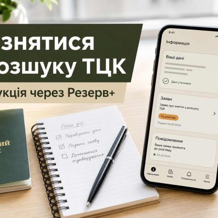 Розыск ТЦК в Резерв+: что делать, как убрать статус и когда платить штраф