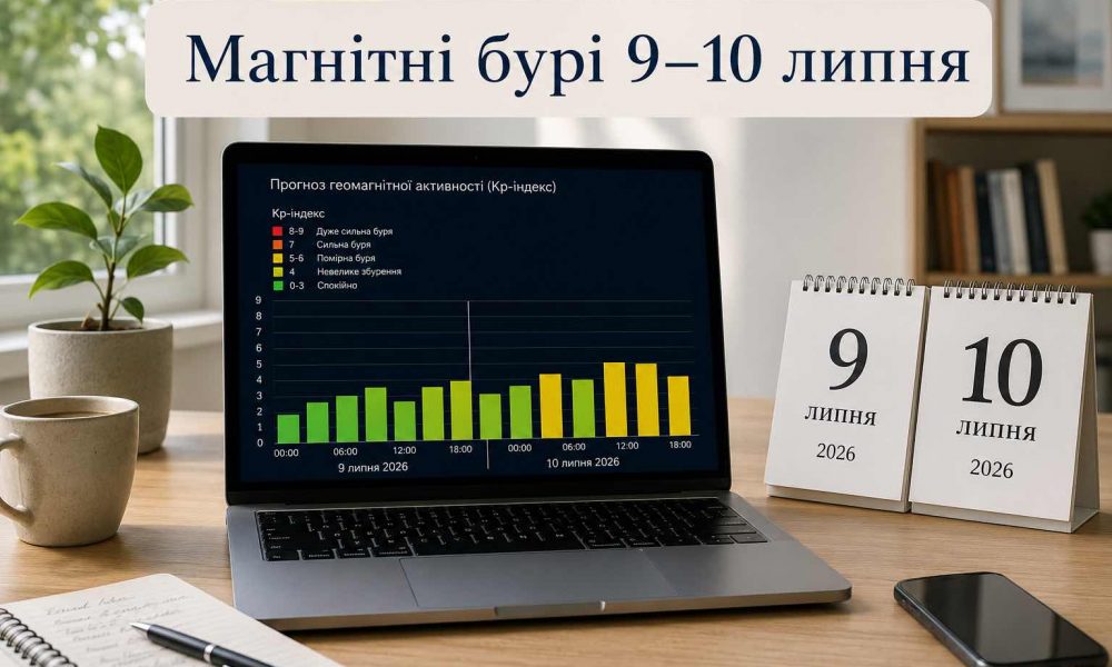 Прогноз солнечной активности на 9 и 10 июля: будут ли магнитные бури и какой Kp ожидается по часам