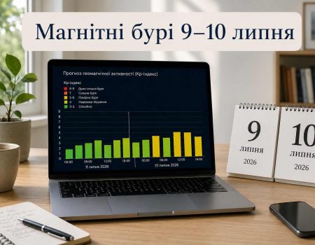 Прогноз солнечной активности на 9 и 10 июля: будут ли магнитные бури и какой Kp ожидается по часам