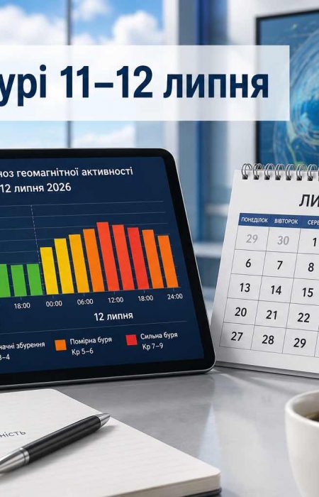 Прогноз магнитных бурь на выходные: когда ждать самый высокий Kp 11–12 июля