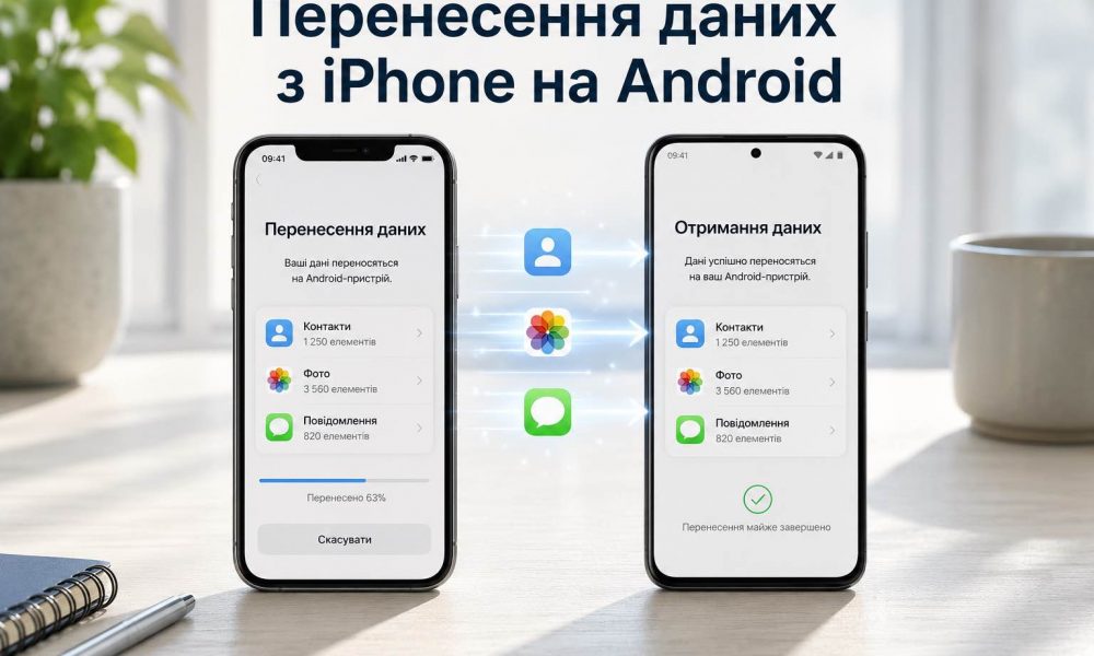 Как перенести данные с iPhone на Android: пошаговая инструкция без потери файлов