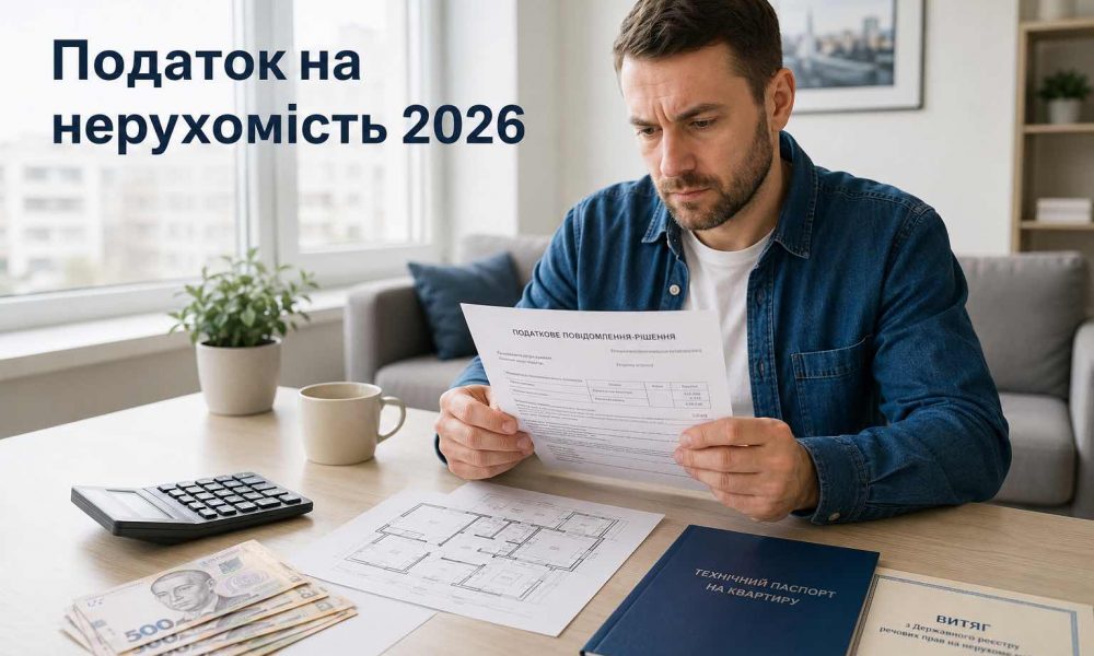 Налог на недвижимость 2026: сколько стоит лишний квадратный метр и кому начислят 25 тысяч гривен