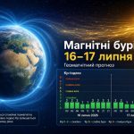 Будут ли магнитные бури 16–17 июля: свежий прогноз индекса Kp по часам и пиковые периды
