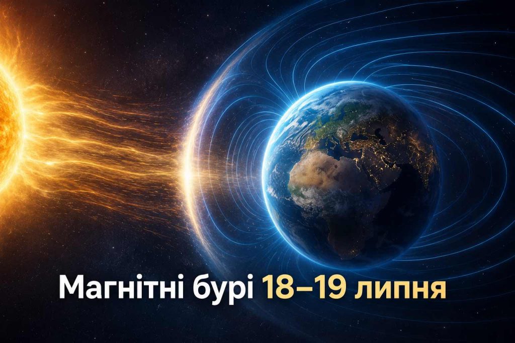 Магнитные бури 18–19 июля: названы самые активные часы для Украины