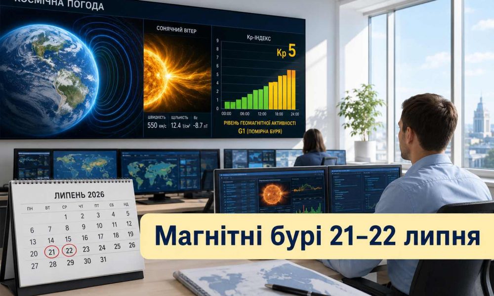 Магнитная буря накроет Землю 21-22 июля: когда Kp достигнет 5 баллов