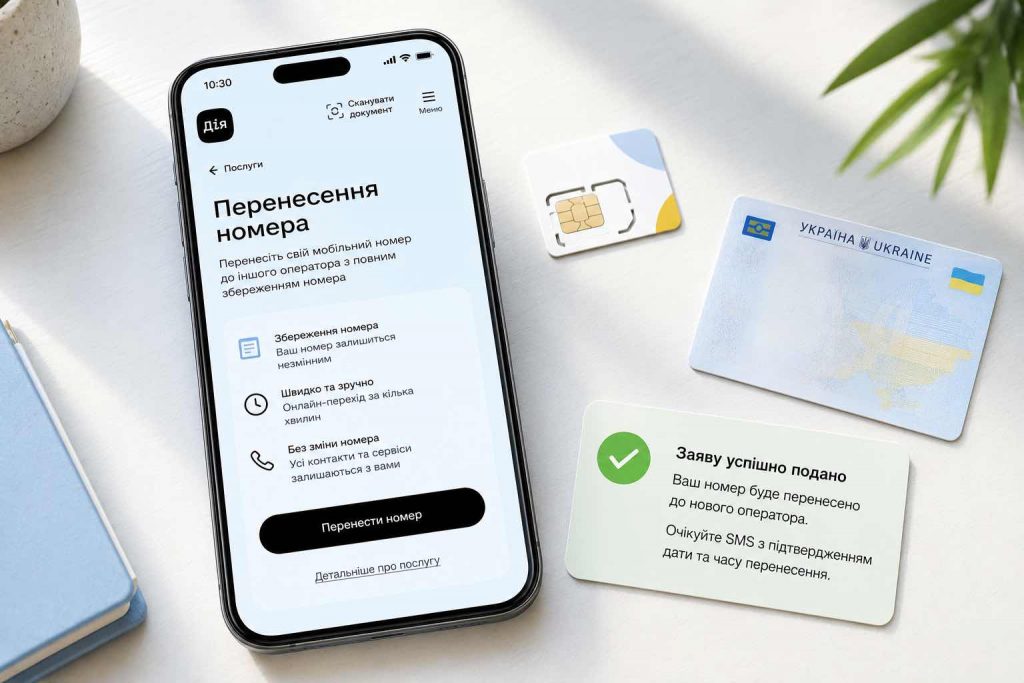 Как перейти на lifecell через «Дію» без смены номера: документы, сроки и инструкция