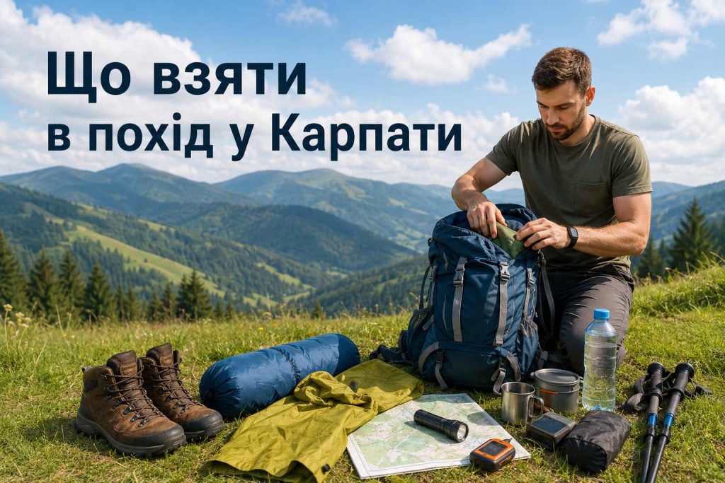 Что взять с собой в поход в Карпаты: список самых необходимых вещей Что взять с собой в поход в Карпаты: список самых необходимых вещей
