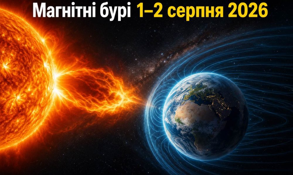 Магнитные бури в начале августа: опасные часы 1–2 августа и свежий прогноз Kp