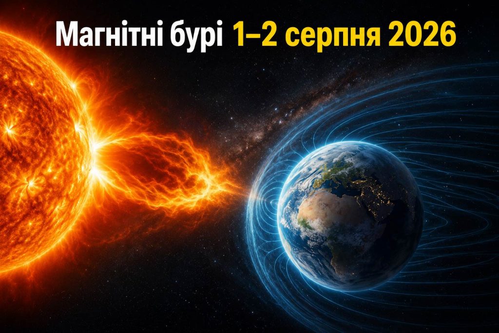 Магнитные бури в начале августа: опасные часы 1–2 августа и свежий прогноз Kp