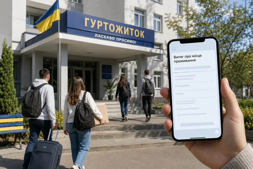 Студенческое общежитие и цифровые документы для оформления проживания