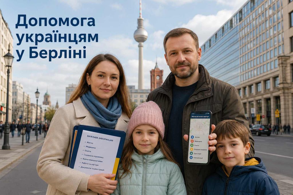 Куда украинцам обращаться за помощью в Берлине в 2026 году: посольство, экстренные службы и центры поддержки