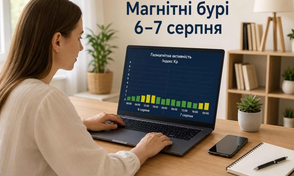 Магнитные бури 6–7 августа 2026: свежий прогноз Kp и часы максимальной активности