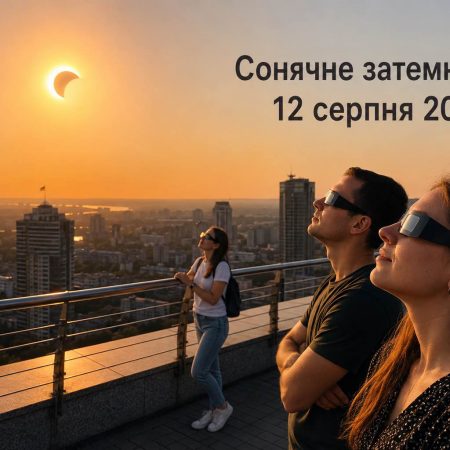Солнечное затмение 12 августа 2026 года: где и во сколько его увидят в Украине