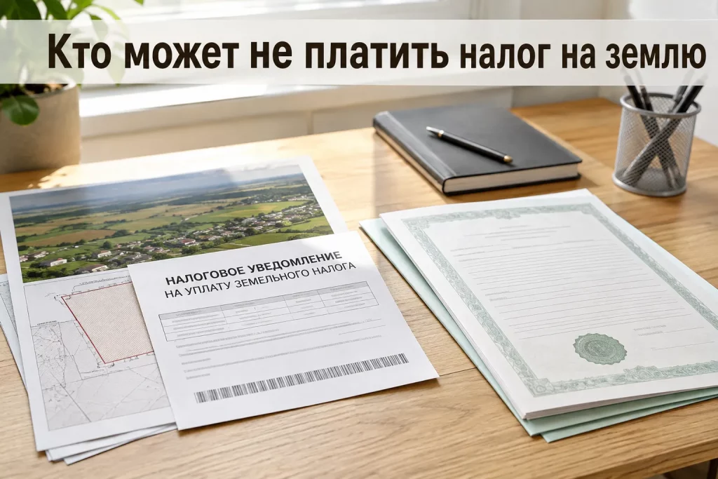 налоговое уведомление-решение с расчетом платы за земельный участок.