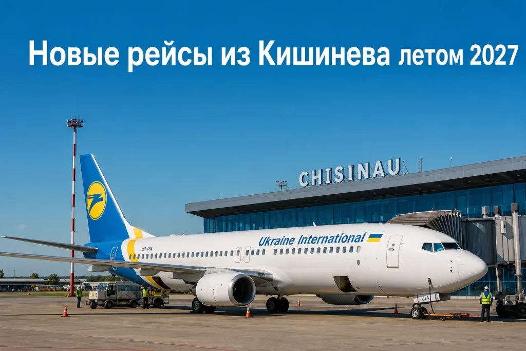 SkyUp запускает новые рейсы из Кишинева летом 2027: все направления и цены
