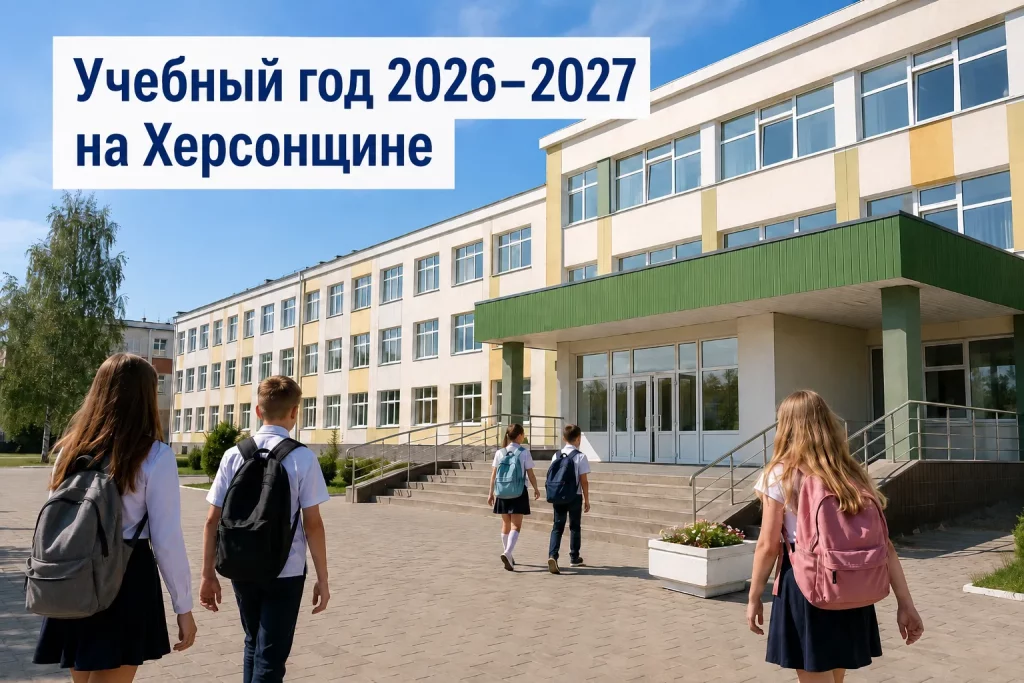Учебный год 2026–2027 на Херсонщине: как будут работать школы Учебный год 2026–2027 на Херсонщине: как будут работать школы