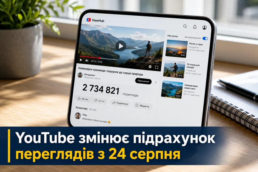 YouTube изменит подсчет просмотров с 24 августа: что важно знать украинцам