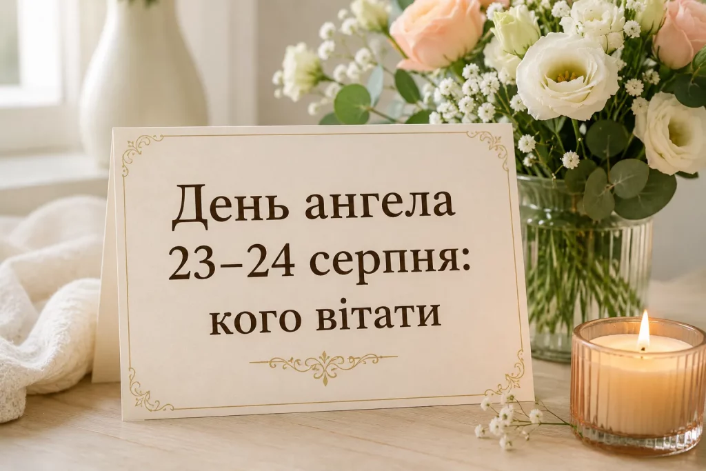 Кто отмечает День ангела 23–24 августа: список имен и как поздравить Кто отмечает День ангела 23–24 августа: список имен и как поздравить